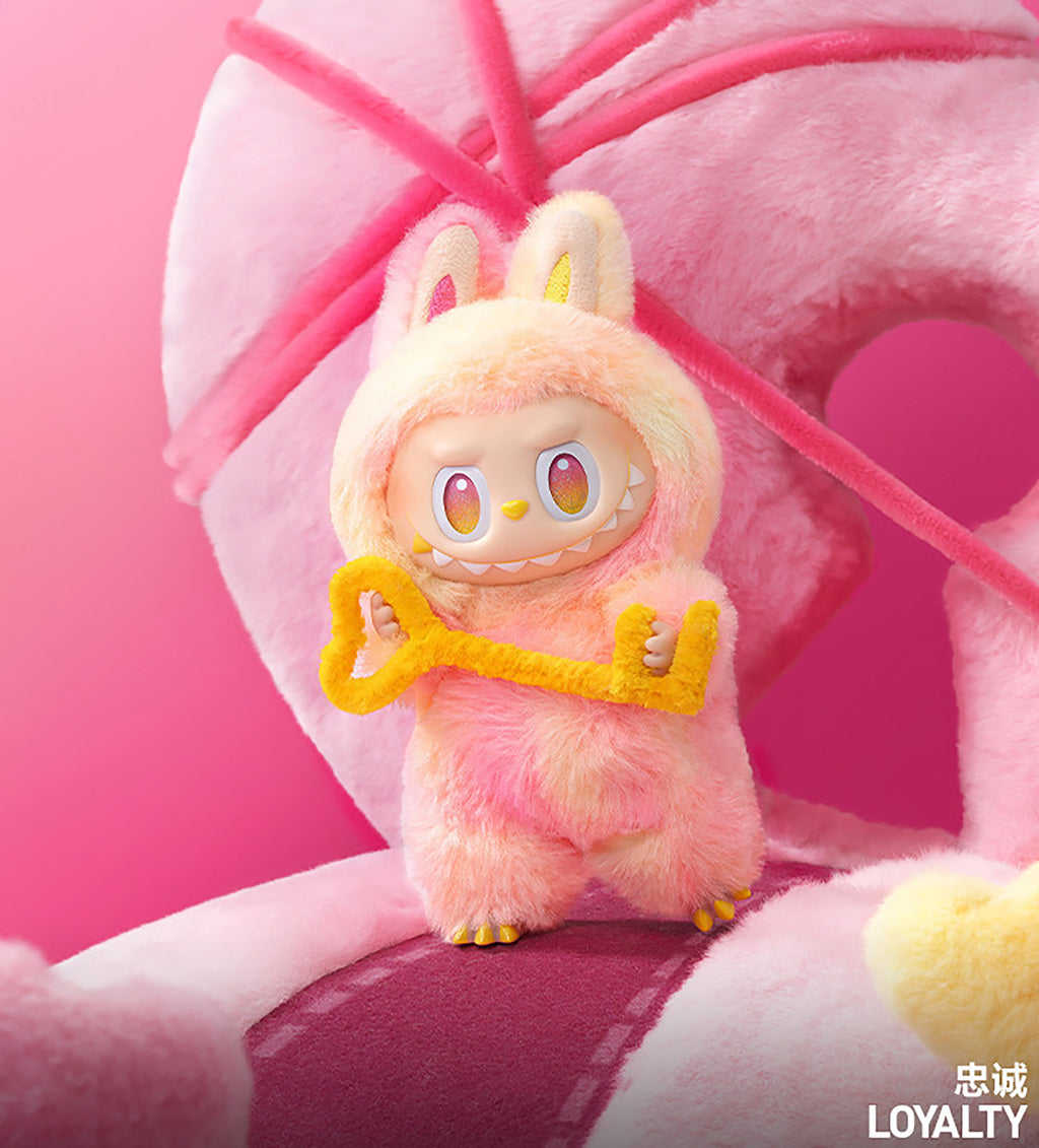 Premium Version Labubu 3.0 "High-Energy Ahead" Series Blind Box - Labubu Macaron Series 3 Plush Doll Keychain